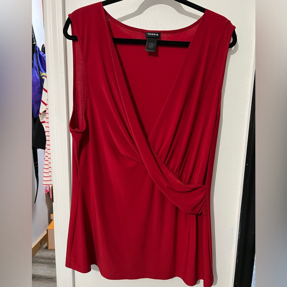 Torrid Draped Tank Top